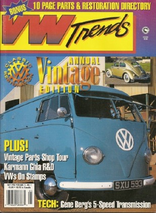 VW TRENDS 1996 MAY - SUPER ’56 PANEL VAN, SWEET ’49 BUG, 4 TO 5 SPEED